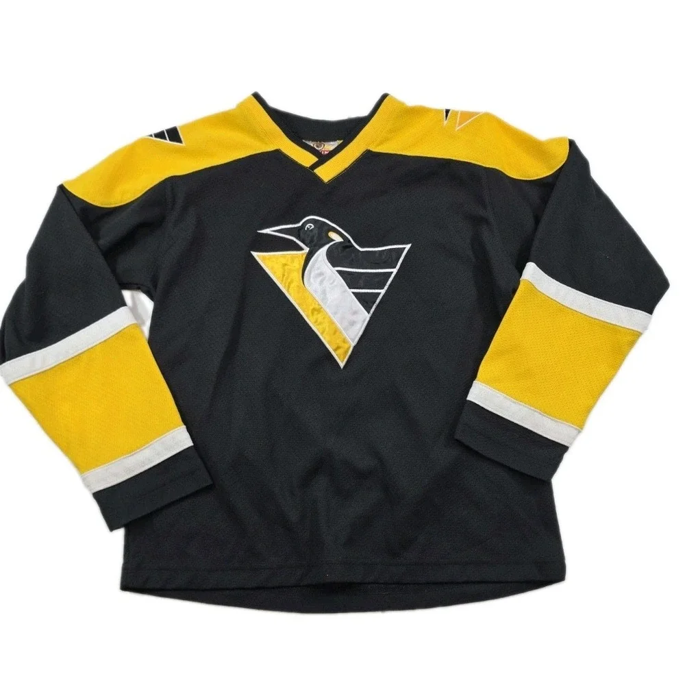 Vintage Pittsburgh Penguins #68 Jagr Youth M 10/12 NHL Hockey Jersey